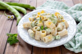 pasta con fave e ricotta