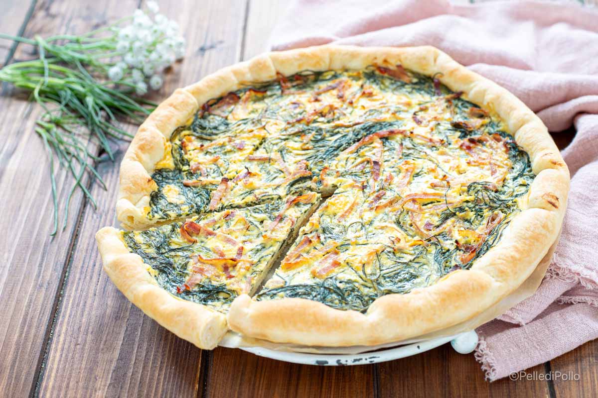 torta salata con agretti