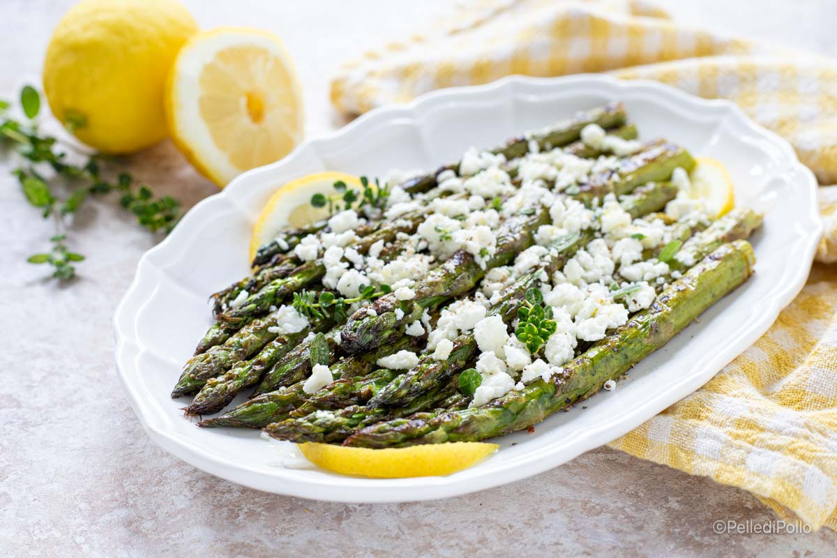 asparagi grigliati con feta