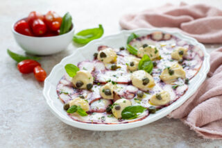 carpaccio di polpo con salsa tonnata