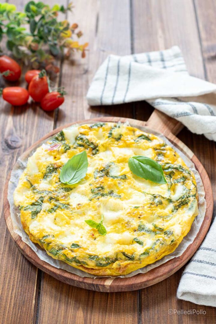 frittata di mozzarella al forno