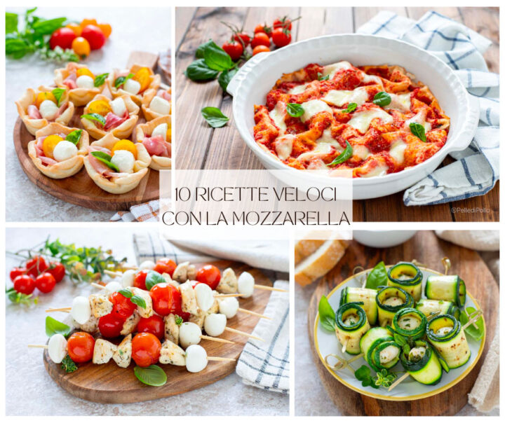 ricette veloci con la mozzarella