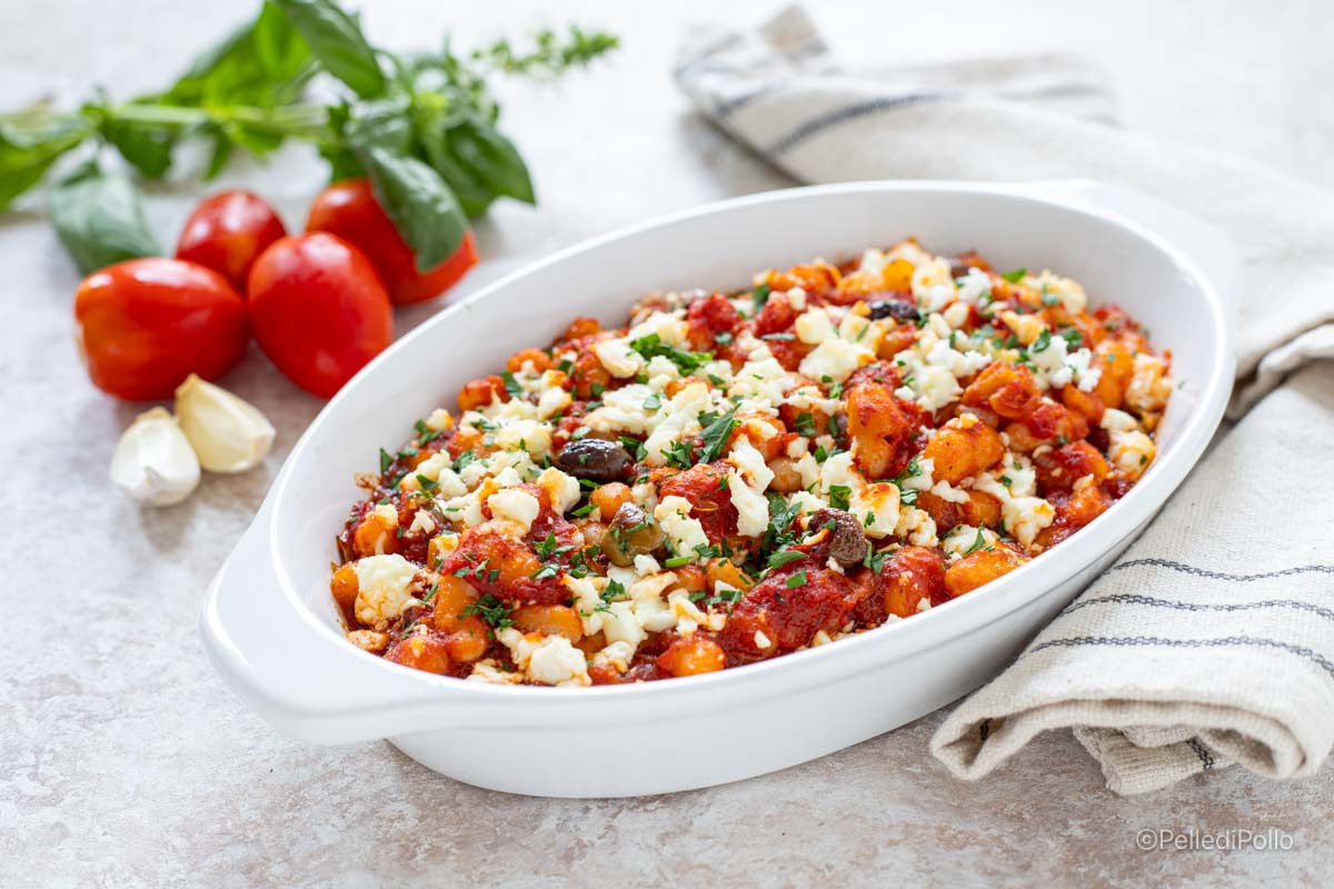 fagioli al forno con feta