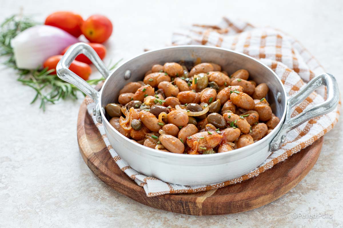 fagioli borlotti alla rustica