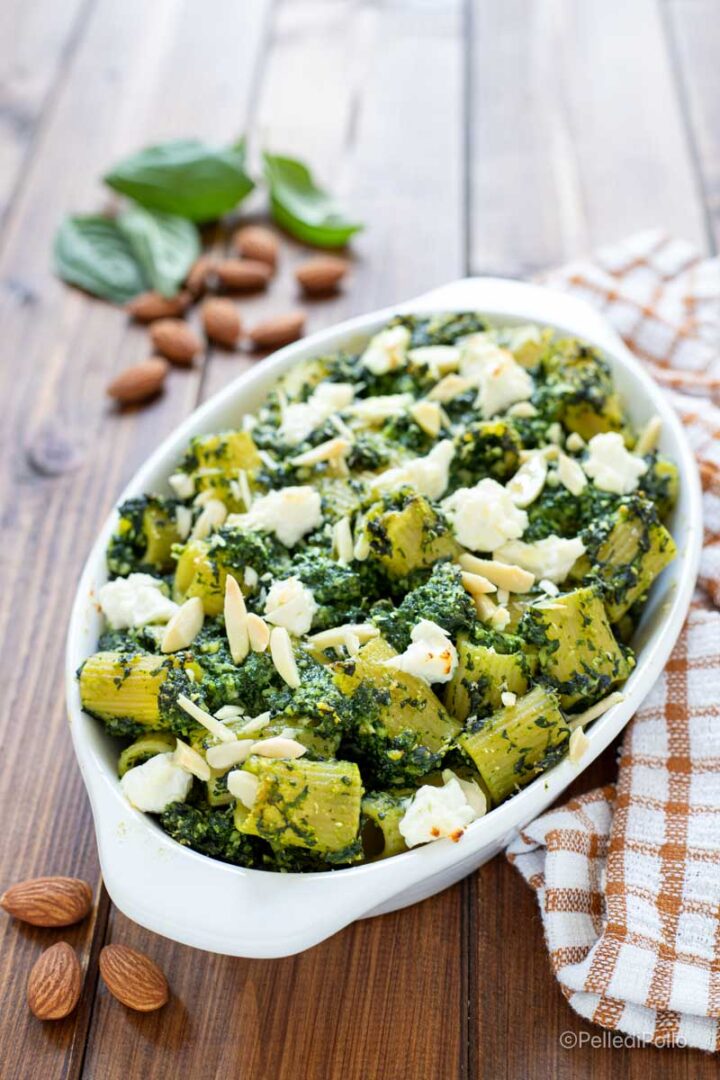 pasta al forno con ricotta e spinaci