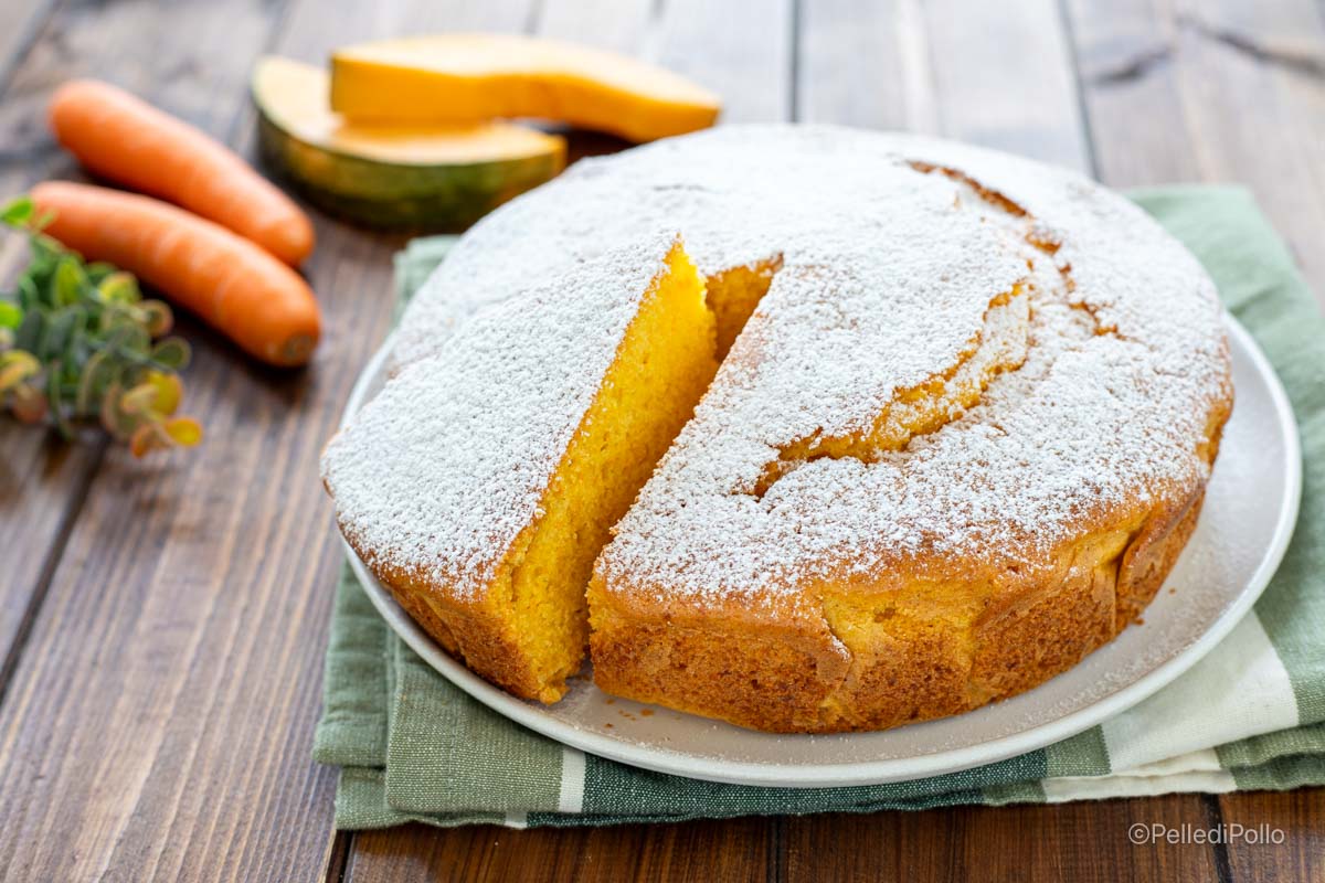torta di zucca e carote