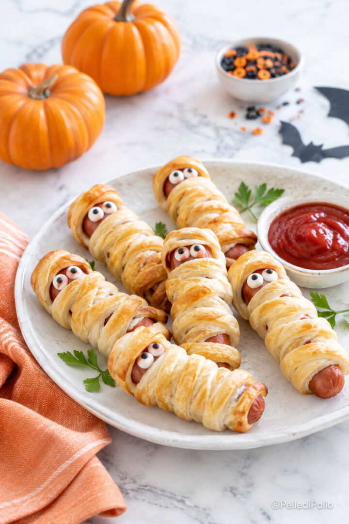 mummie di wurstel e pasta sfoglia