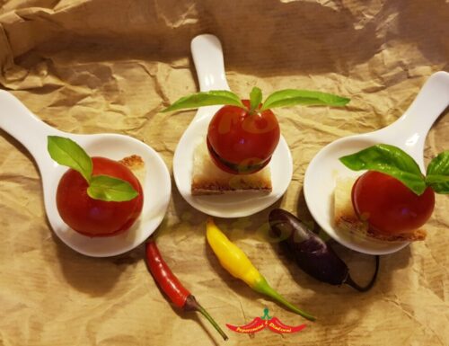 Pomodorini con Zucchine all’aglio ai 3 Peperoncini