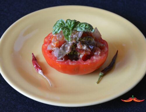 Pomodori Pisanelli e verdure a forno