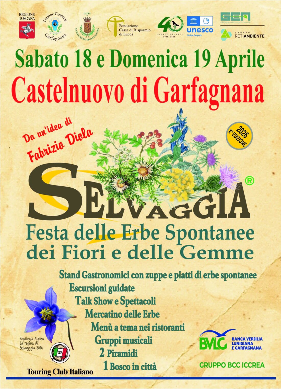 Locandina Selvaggia 2026 Locandina Selvaggia 2026