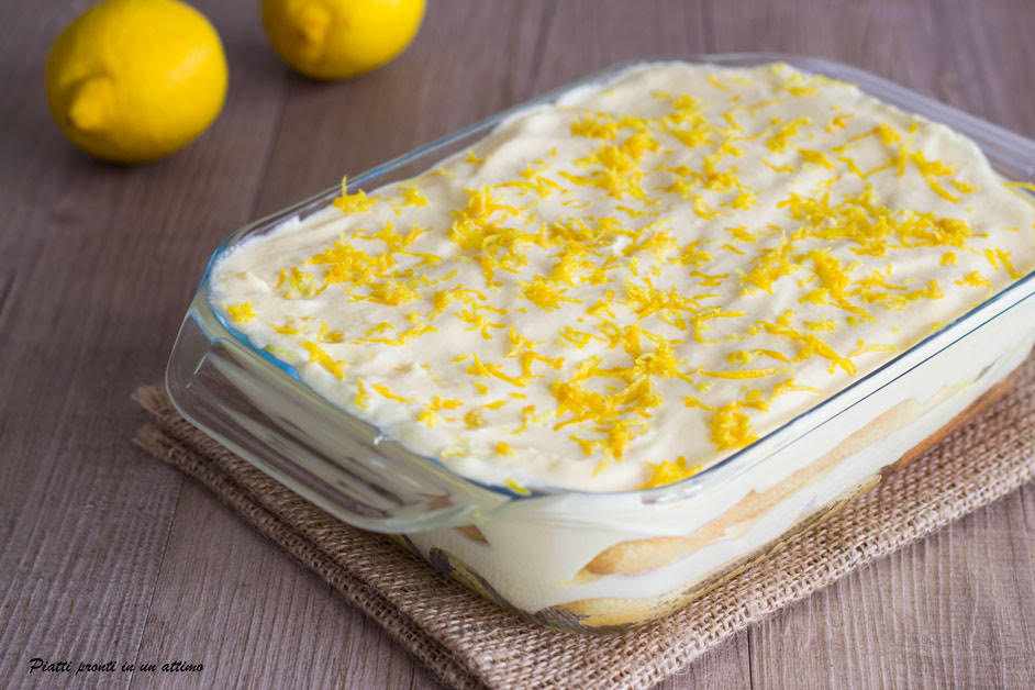 Tiramisù al limone: facile e veloce da preparare