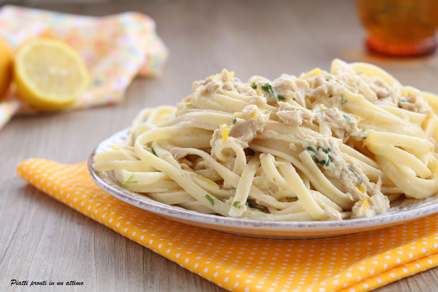 Pasta tonno e limone PIATTI PRONTI IN UN ATTIMO