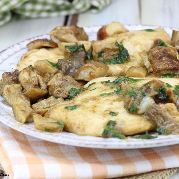 scaloppine di pollo ai funghi