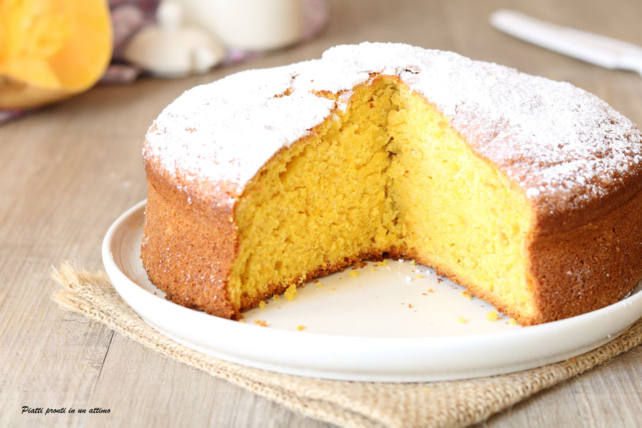 TORTA DI ZUCCA - RICETTA DOLCE SOFFICE E VELOCE