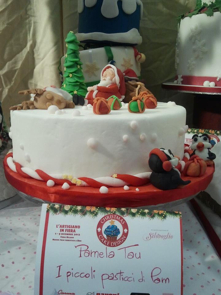La mia partecipazione alla Christmas Cake Gallery  Cake Design I piccoli pasticci di Pam