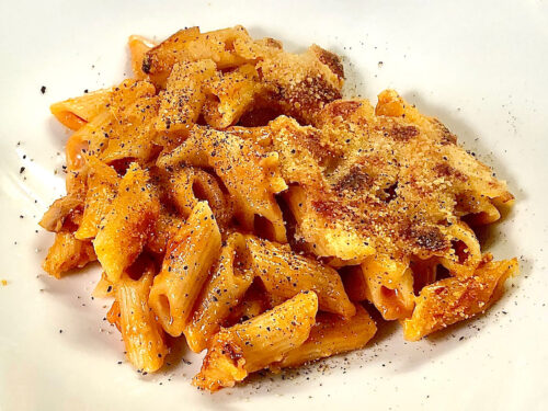 PASTA E POMODORO AL FORNO