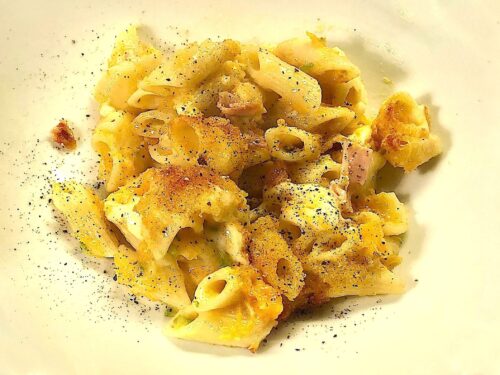 PASTA CON ZUCCA AL FORNO