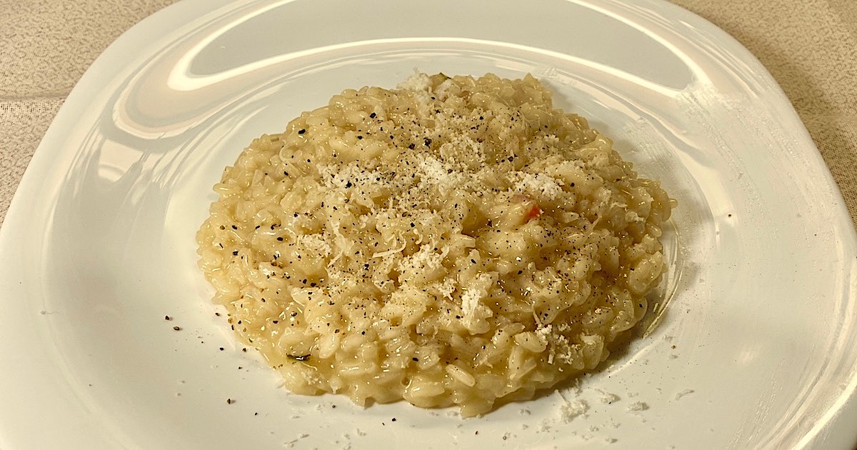 Risotto alla Parmigiana con Aceto Balsamico - Profumi in Pentola, Ricetta