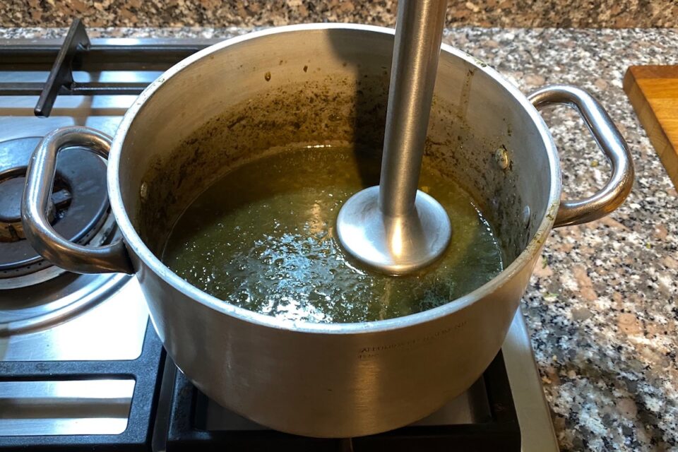 Zuppa di radicchio verde