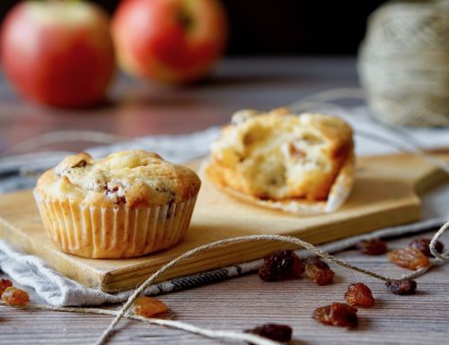 Muffin alle Mele e Uvetta