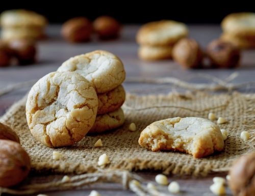 Biscotti alle Noci e Cioccolato Bianco