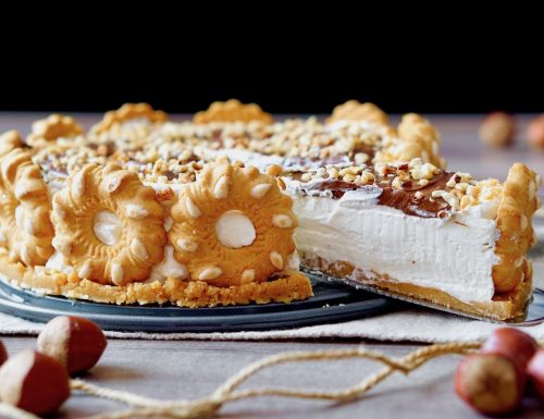 Torta al Mascarpone, Bucaneve e Nutella Senza Cottura