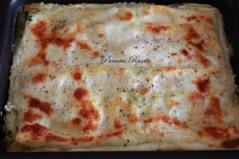 Lasagne con cime di rapa, scamorza e salsiccia - Piovono ...