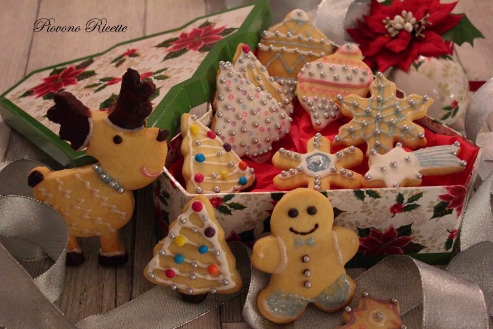 Scatola regalo tema natalizio per biscotti 6 Pz