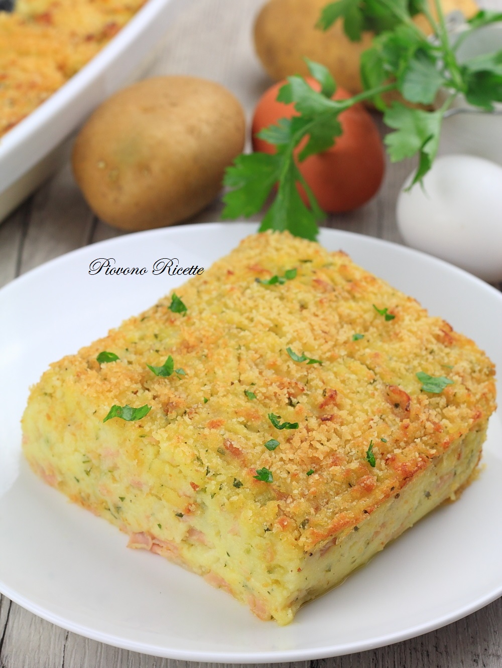 Pizza di patate - la ricetta pugliese - Piovono Ricette