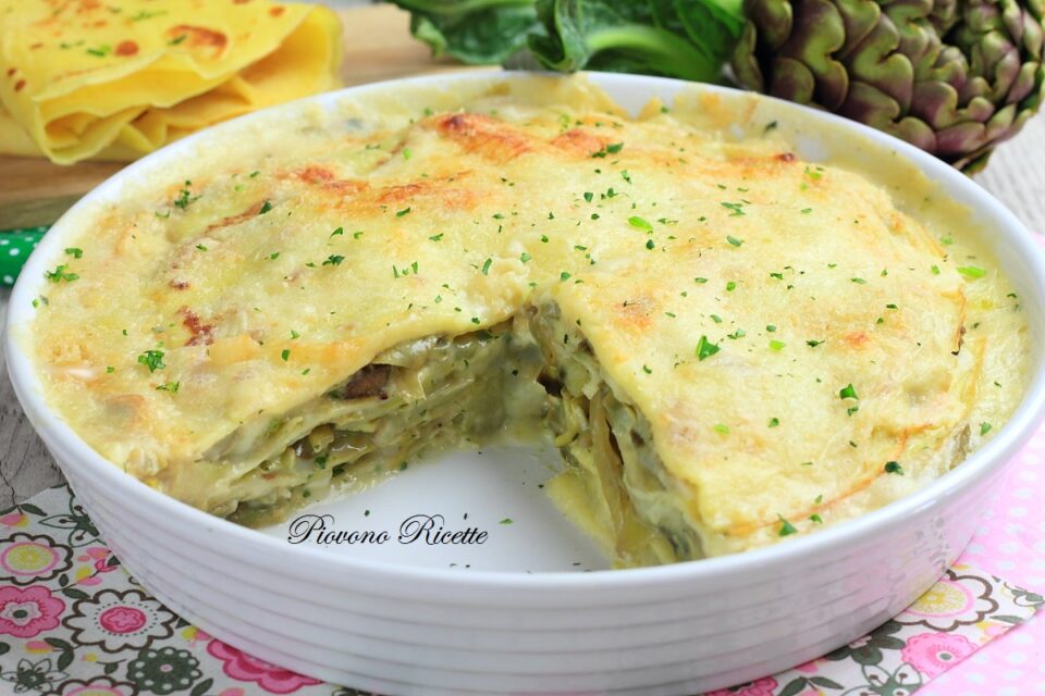 crespelle con carciofi