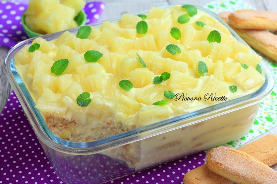 tiramisù all'ananas