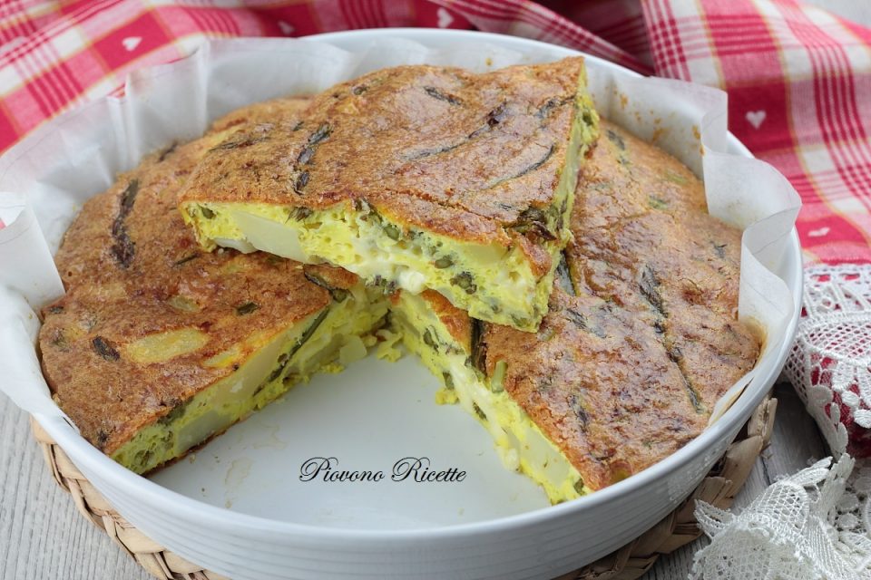 frittata con asparagi