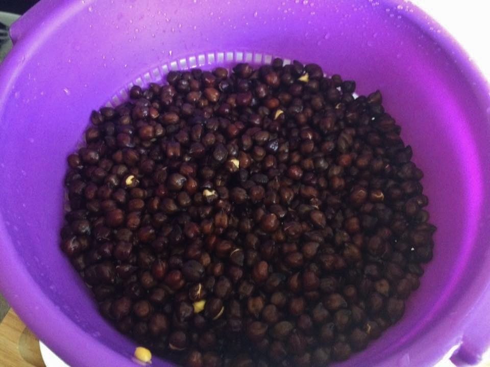 insalata con ceci neri
