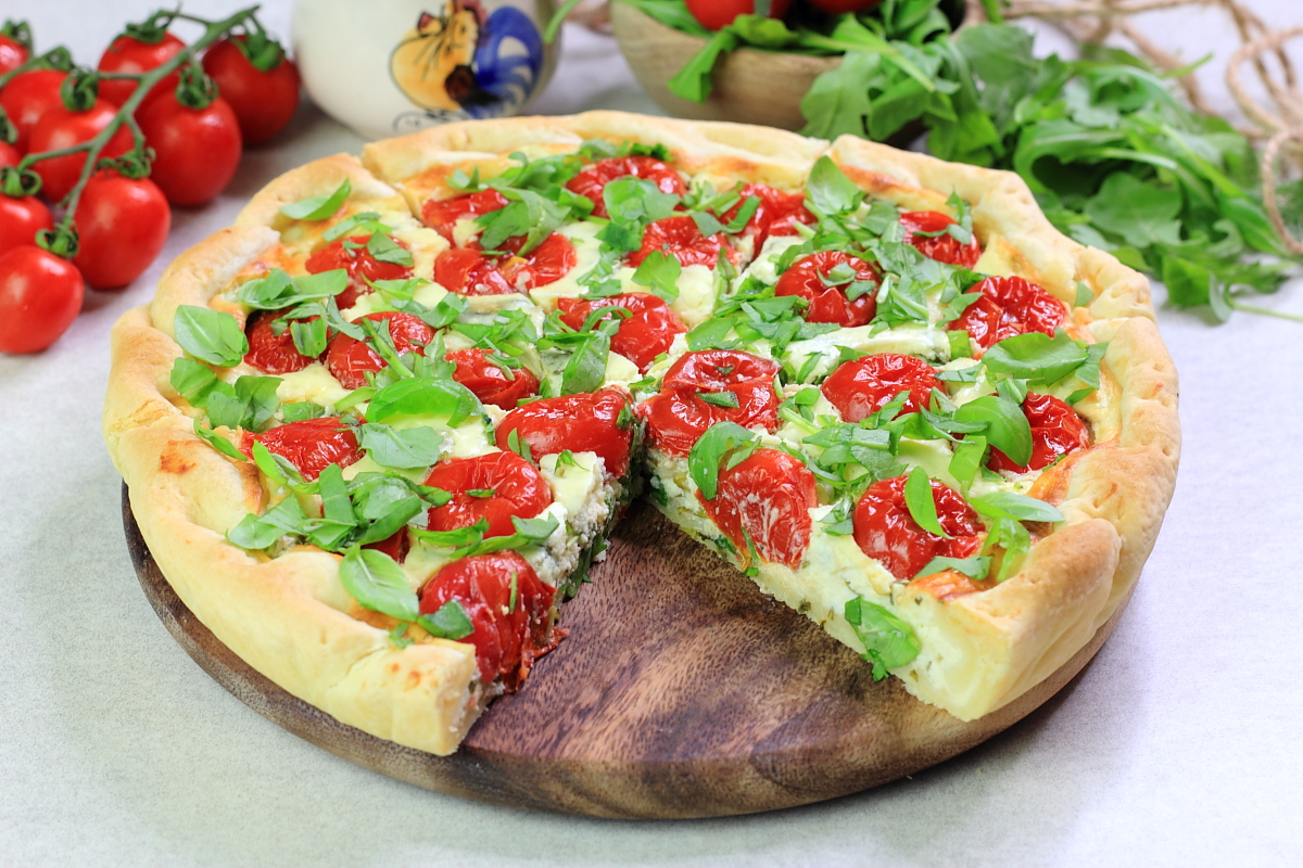 pizza rustica con ricotta