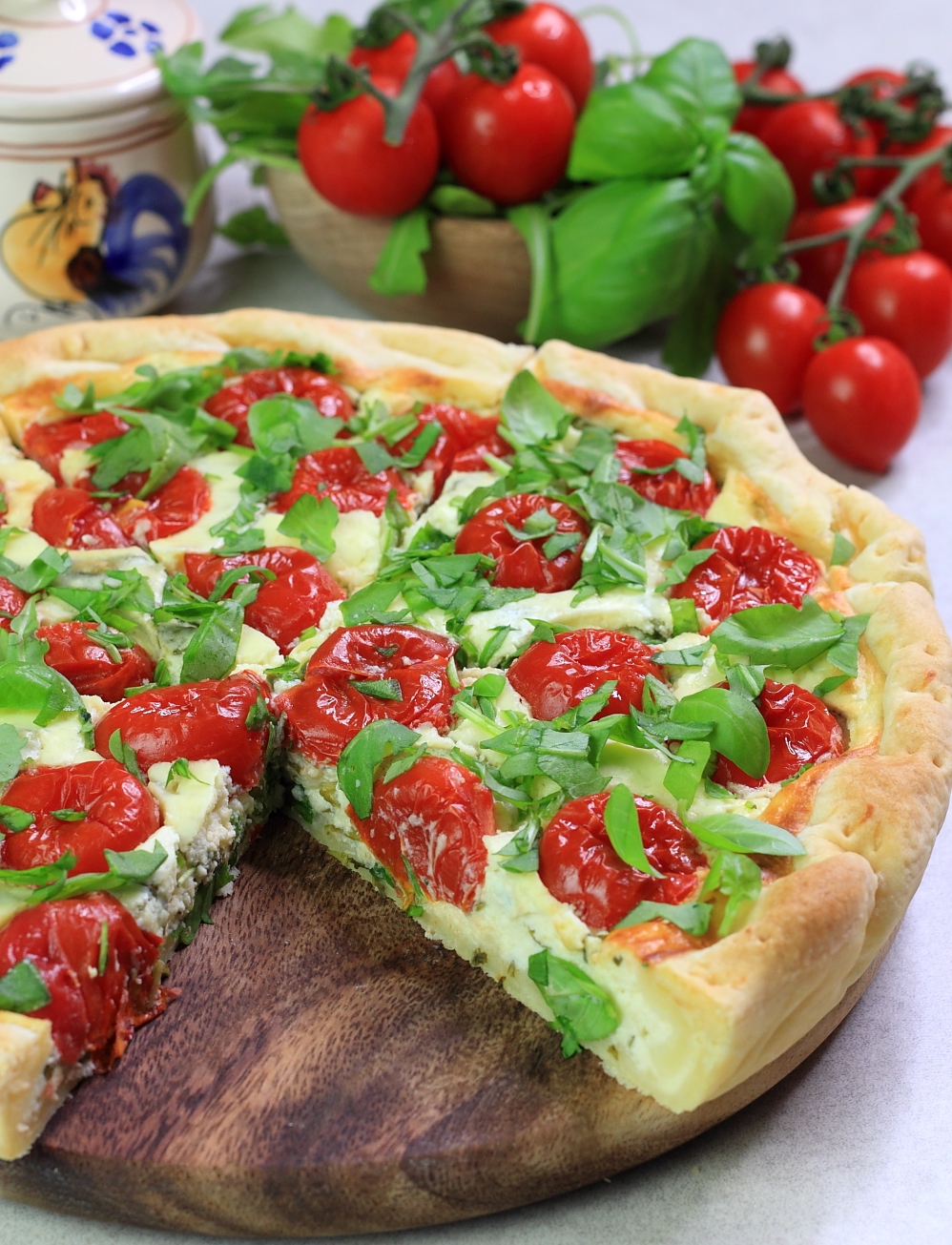 pizza rustica con ricotta