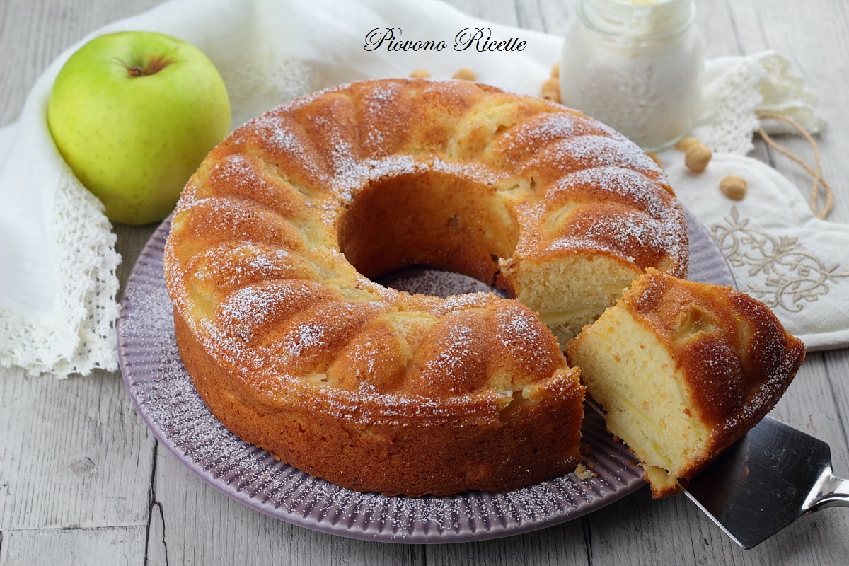 ciambella allo yogurt e nutella