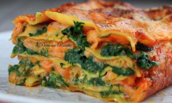 Lasagne al salmone e spinaci