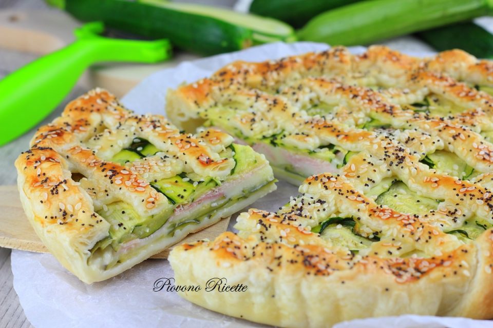 tarta salada con calabacines