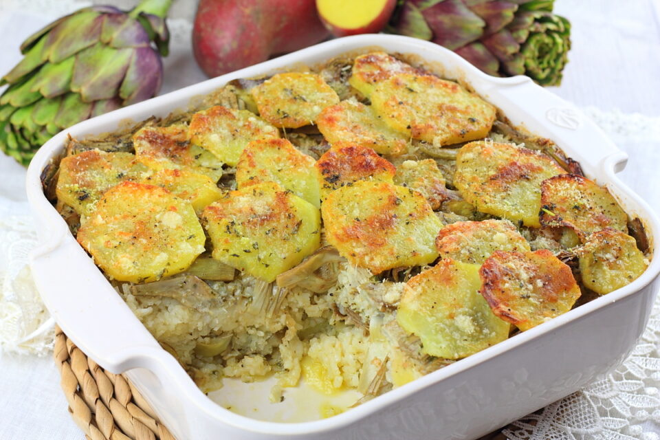 riso patate e carciofi