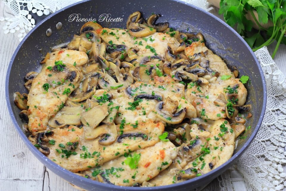 pollo ai funghi