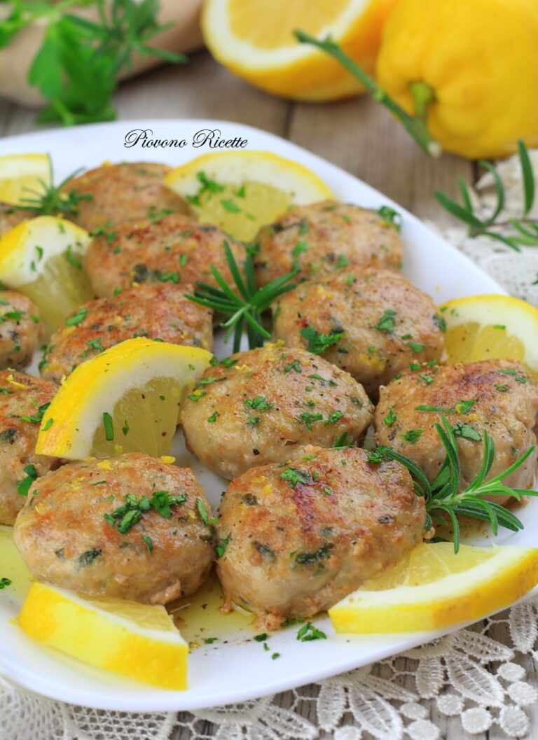 Polpette Al Limone - Cremose, Morbide E Profumate - Piovono Ricette