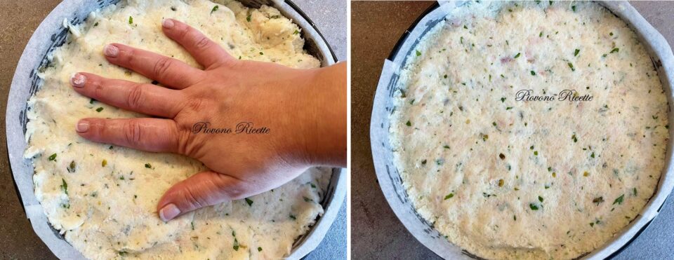 torta di patate con tonno e ricotta