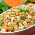 insalata di ceci melone e feta