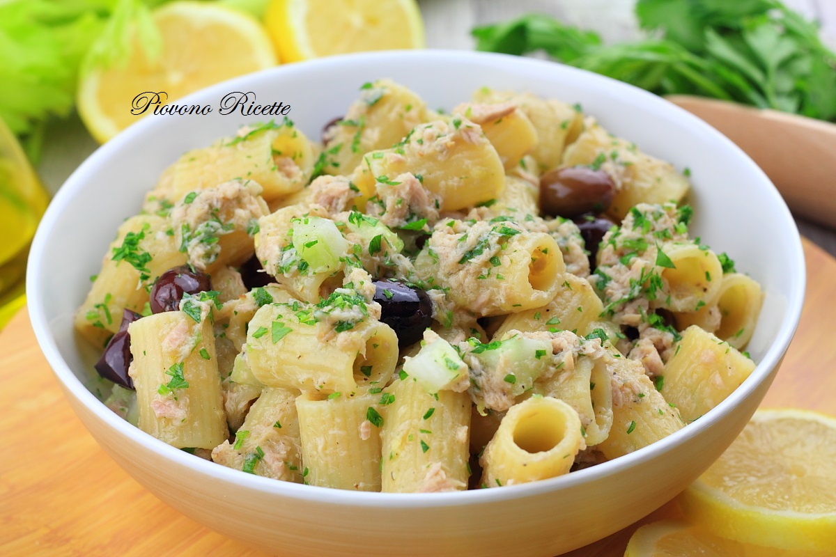 pasta fredda tonno e limone