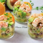 insalata di gamberi e arance