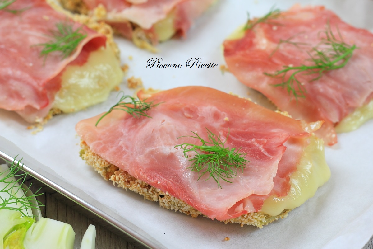 Cotolette Di Finocchi Con Prosciutto E Formaggio - Golose E Filanti