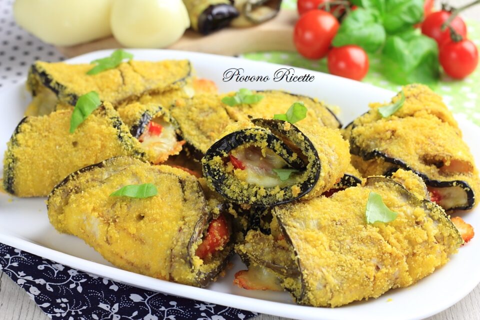 involtini di melanzane gratinati