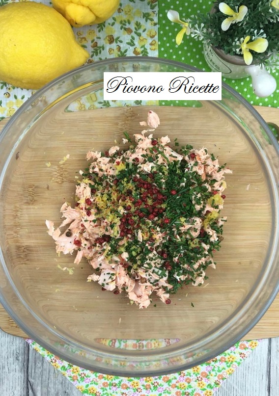 pasta fredda salmone e limone