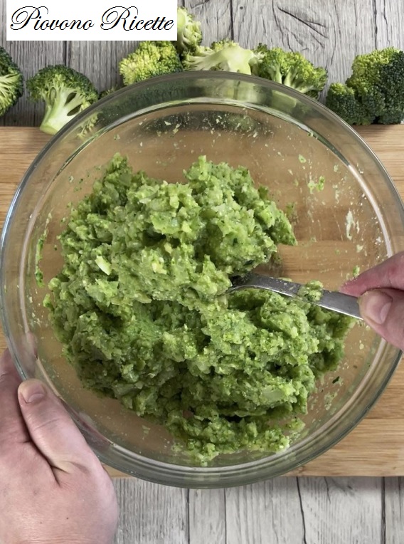 torta di broccoli con salame e scamorza