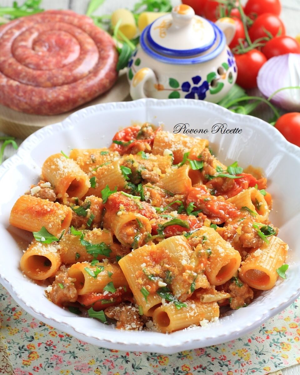 pasta con salsiccia e gorgonzola